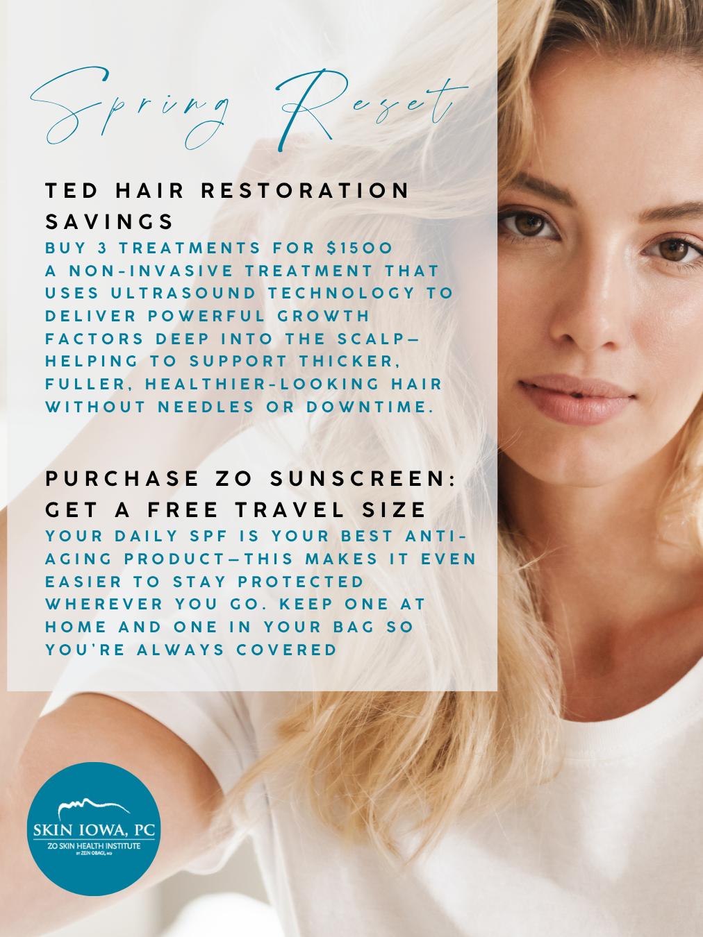 Spring Reset – Special Savings at Skin Iowa