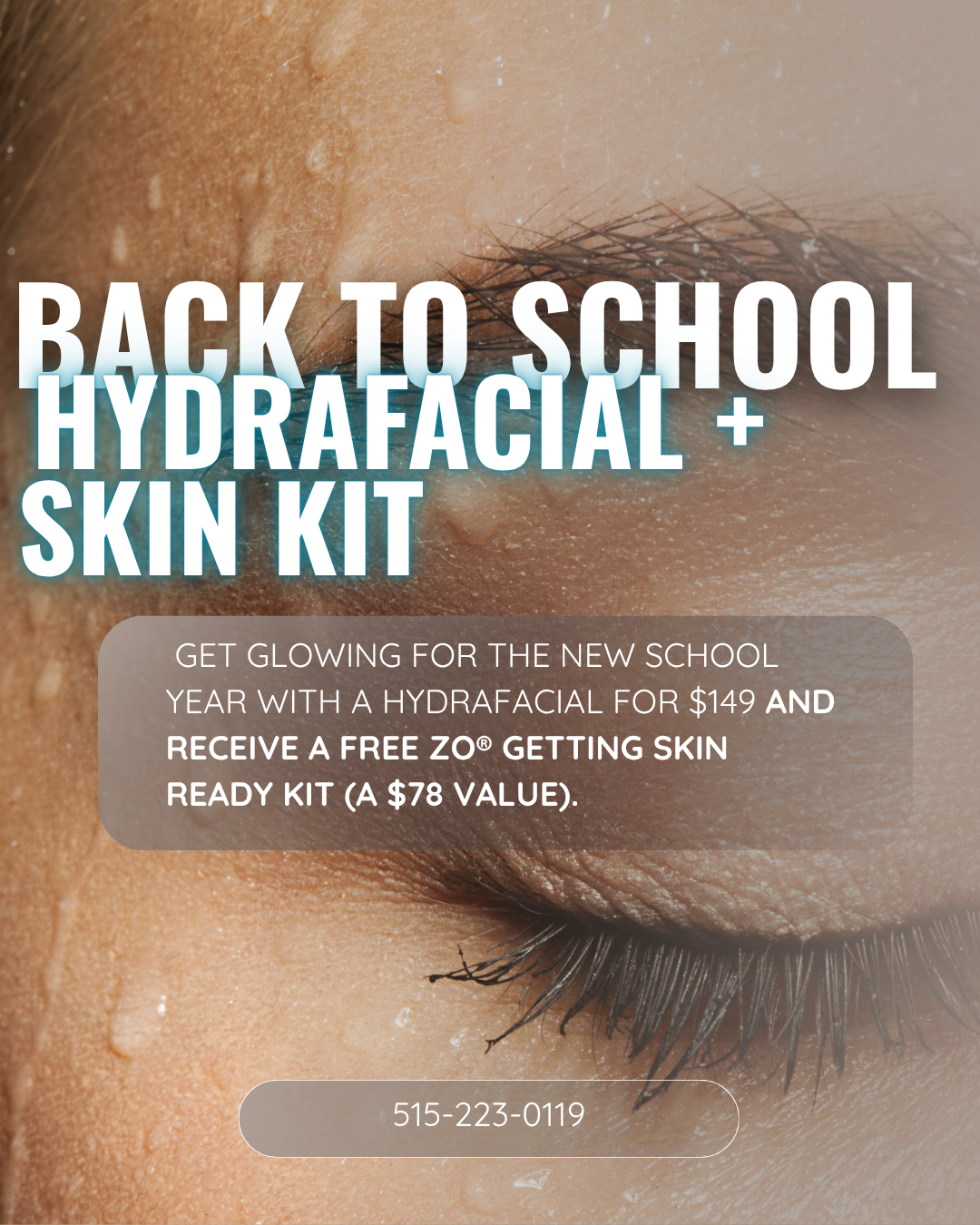 Back-to-School Hydrafacial and Skin Kit